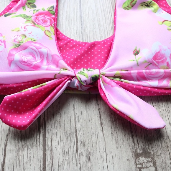 Pink Floral Bikini - Picture 4 of 5